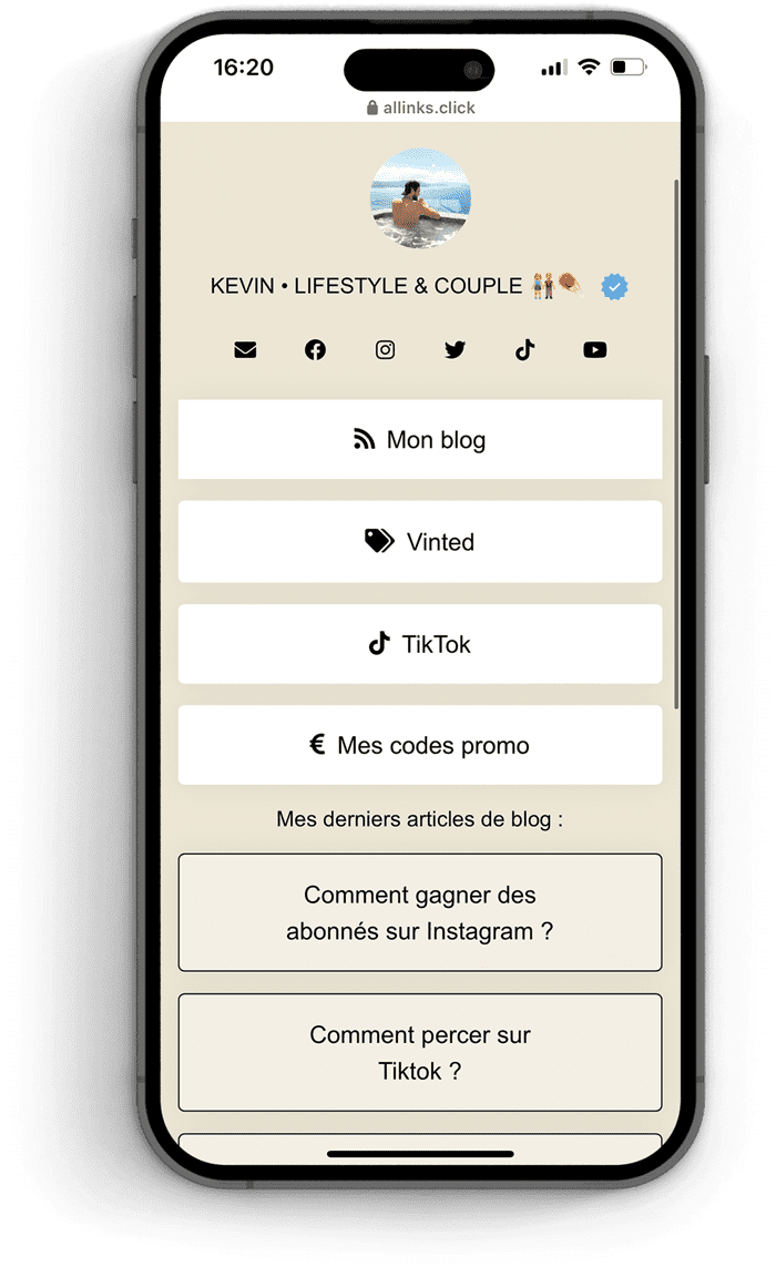 Page Allinks de kevinragonneau