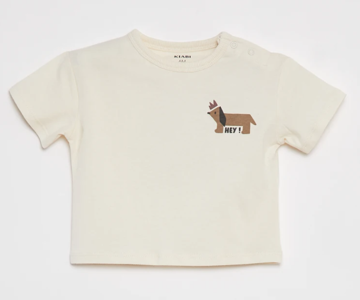 t shirt oversize kiabi chien